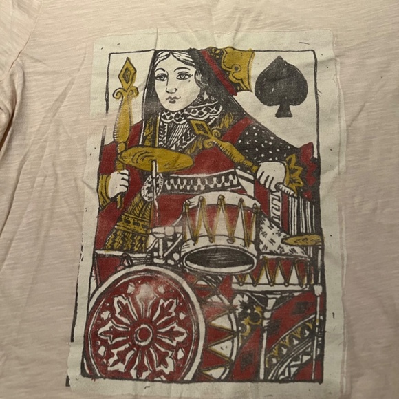 Lucky Brand top size L queen of spades - Picture 2 of 7